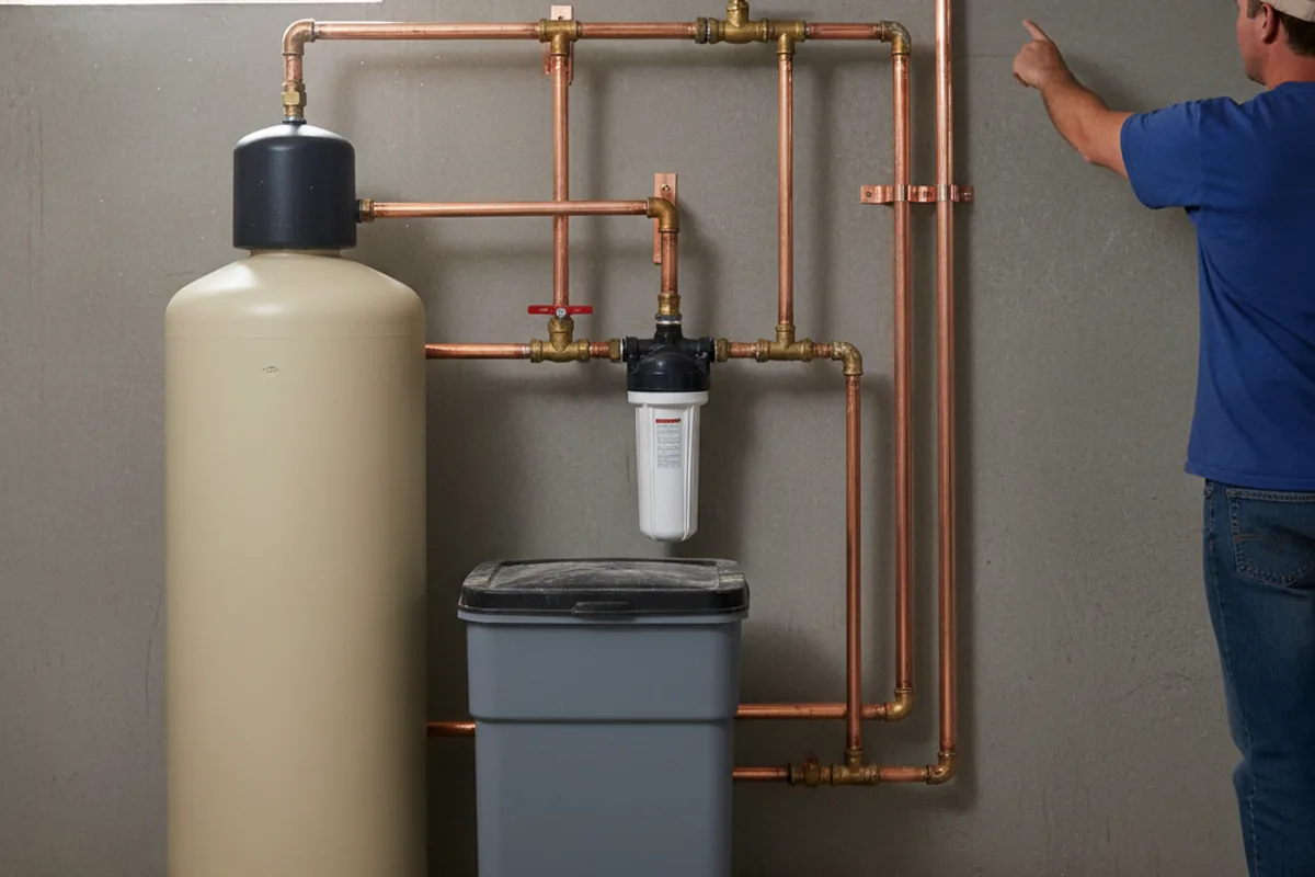 Whole-house water treatment system installed in Cardiff By The Sea